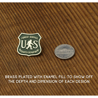 US Sasquatch Department Enamel Pin | KT-316
