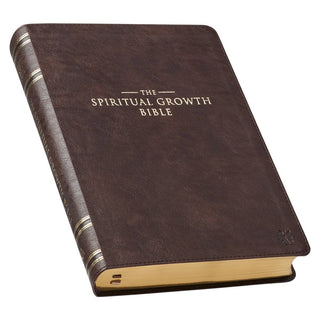 NLT, The Spiritual Growth Bible Faux Leather