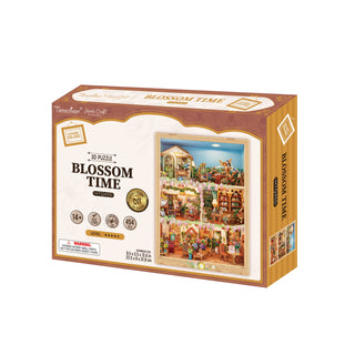 DIY 3D Puzzle Kit: Blossom Time w/ Dust Cover