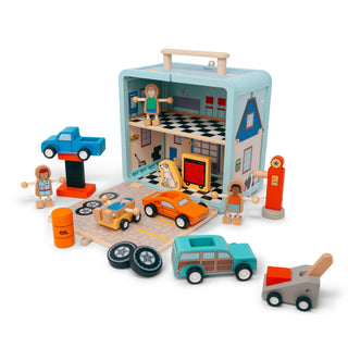 Suitcase Series: Auto Repair Shop Playset