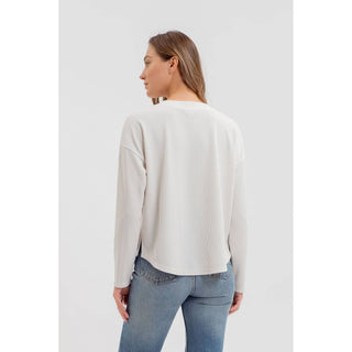 Everyday Ease Henley Knit Top | BP-44