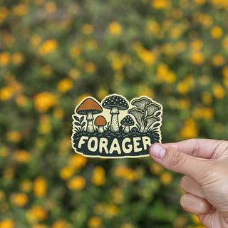 Forager | Waterproof Mushroom Sticker