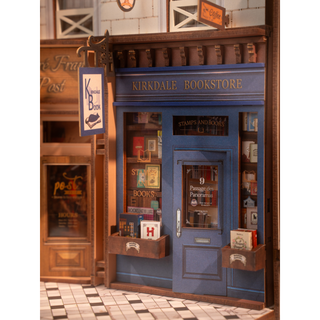 DIY Book Nook Kit: Paris Arcade Date with Dust Cover | Hands Craft | TGB10