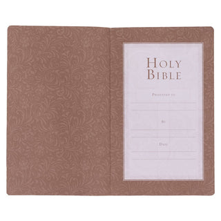 KJV Gift & Award Bible | Faux Leather | Tan | CG-06