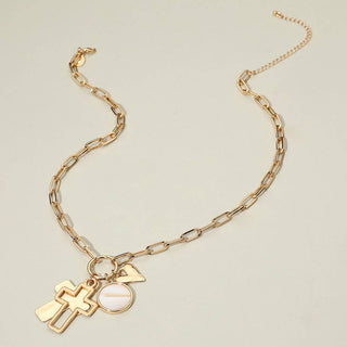 Faith & Charm Layered Necklace | SS-06