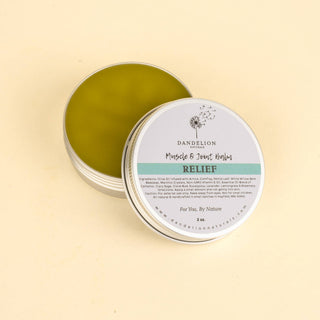 Relief Muscle & Joint Balm | Pain Salve | Pain Relief | Balm | Dandelion Naturals