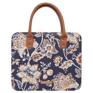Bible Cover Fashion Navy/Brown | All Things | Phil. 4:13