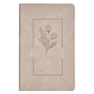 KJV Bible | Gift Edition | Faux Leather Taupe | CG-08
