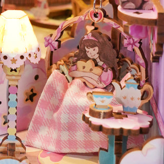 DIY Book Nook Kit: Sweet Dream w/ Dust Cover