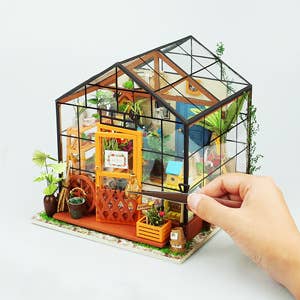 Rolife Miniature Cathy's Flower House 3D Wooden Puzzle