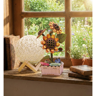 DIY Wooden Puzzle Kit - Sunflower Bloom Set