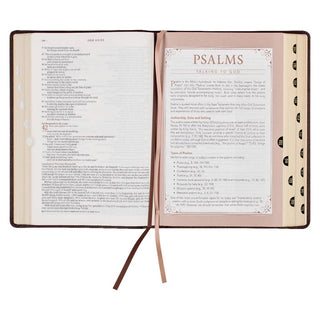 NLT, The Spiritual Growth Bible Faux Leather
