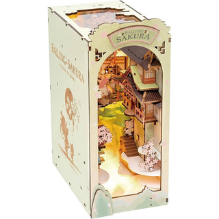 Book Nook Puzzle Kits for Adults - Falling Sakura