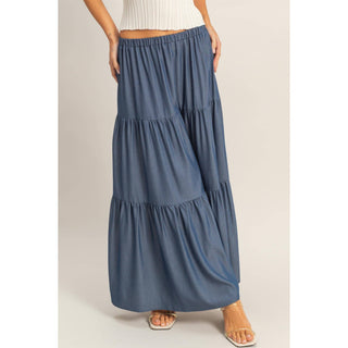 Blue Haven Tiered Skirt HY-05