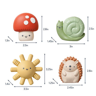Itzy Squirt™ 4-pack of Soft Bath Toys Itzy Ritzy Baby Gift