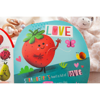 Squish & Snugg Fruits of the Spirit | Plush Strawberry Boardbook