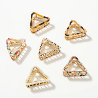 Amelie | Small Metal Triangle Eco-Friendly Claw Clip