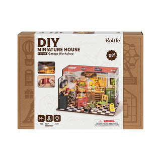 Garage Workshop ROBOTIM Rolife DIY Miniature House Kit