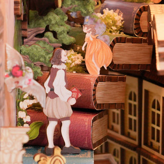 DIY Book Nook Kit | Shakespeare's Verse with Dust Cover | TQ129