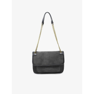 Nola Convertible Suede Crossbody Bag