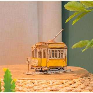 Rolife 3D Wooden Puzzle DIY Tramcar