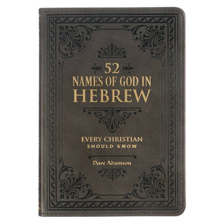 52 Names of God in Hebrew – Faux Leather Gift Book