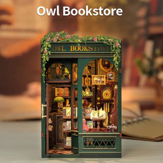 DIY Book Nook Kit |Owl Bookstore | HCB201