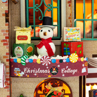 DIY Miniature House Kit | Christmas Cottage
