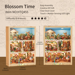 DIY 3D Puzzle Kit: Blossom Time w/ Dust Cover