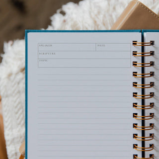 Sermon Notes Journal | Navy