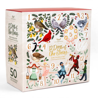 12 Days of Christmas Mini Jigsaw Puzzle Set