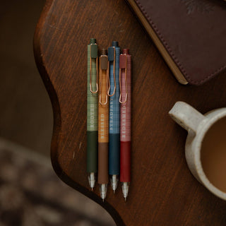 Plaid Pen Set | Steadfast, Rooted, Blessed & Redeemed