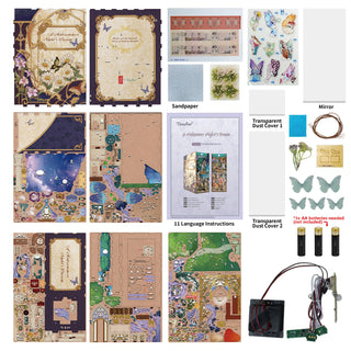 DIY Book Nook Kit| A Midsummer Night's Dream with Dust Cover | TQ130