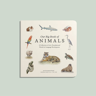 Our Big Board Book of Animals | 100+ Foundational Words