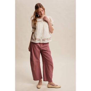 Barrel Leg Utility Pants | LI-16