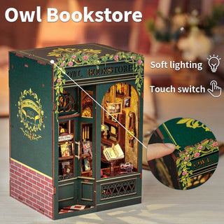 DIY Book Nook Kit |Owl Bookstore | HCB201
