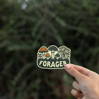 Forager | Waterproof Mushroom Sticker