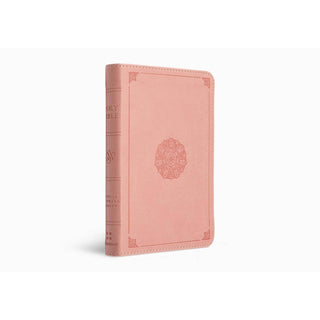 ESV Compact Bible, TruTone®, Blush Rose, Emblem Design