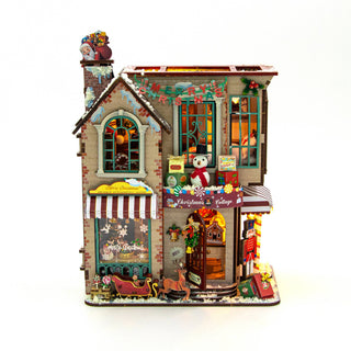 DIY Miniature House Kit | Christmas Cottage