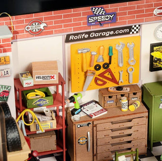 Garage Workshop ROBOTIM Rolife DIY Miniature House Kit