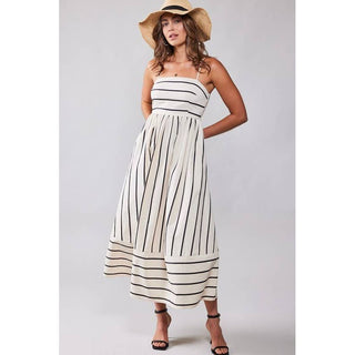 Wildflower Striped Maxi Dress UD-35