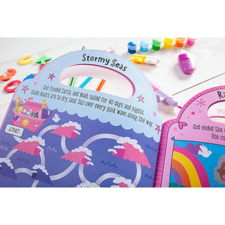 My Pretty Pink Bible Stories Carry-Along Activity Book