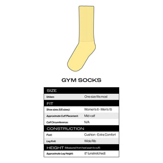 Book Nerd Gym Crew Socks