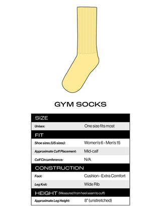 Gumball Poodle: My Cat Is My Therapist Gym Crew Socks