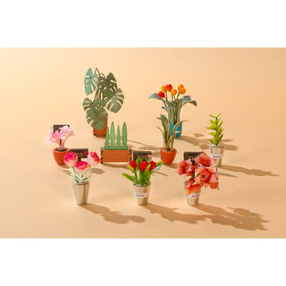 DIY Book Nook Kit: Floral Corner with Dust Cover | Hands Craft | TGB09