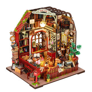 DIY Miniature House Kit: Book Loft
