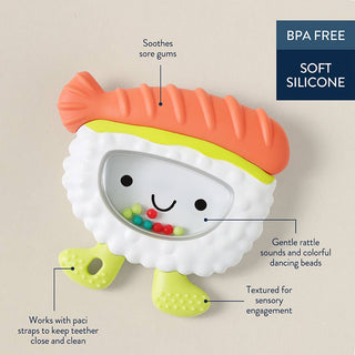Sweetie Shake Plus™ | Silicone Teether plus Rattle Toy | Itzy Ritzy