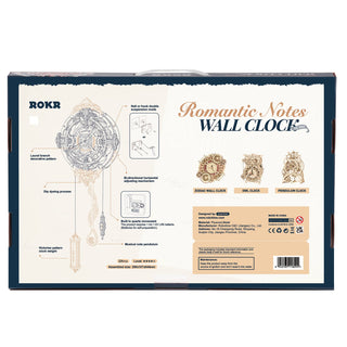 Romantic notes · Wall Clock Rokr 3D Wooden Puzzle