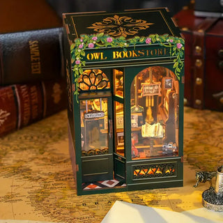 DIY Book Nook Kit |Owl Bookstore | HCB201