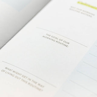 Family Morning Routine Workbook